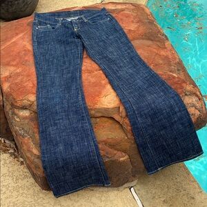 Victoria’s Secret London Jean Dark Blue Bootcut Jeans sz6 x long